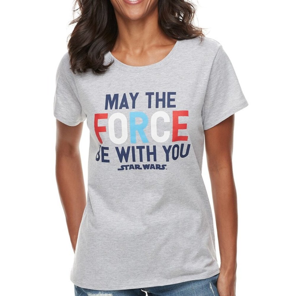 New! Star Wars May the Force Be With You T-Shirt